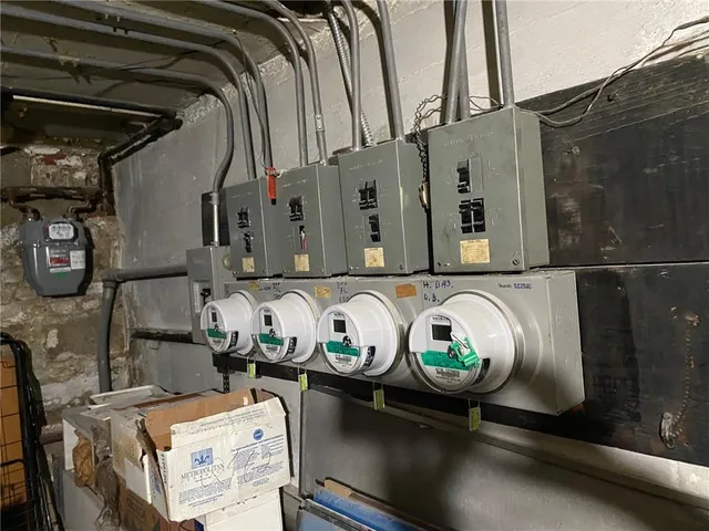 a storage room with washer and dryer