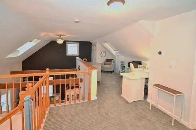 a room with furniture and a window