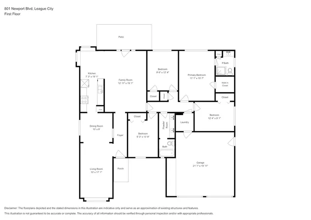 $1,880 | 801 Newport Boulevard, League City, TX 77573