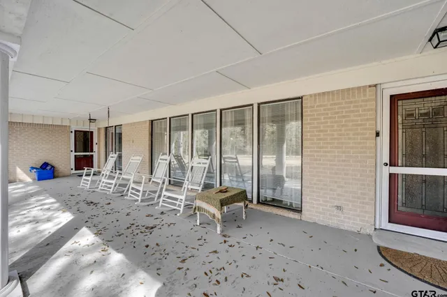 a big room with natural view