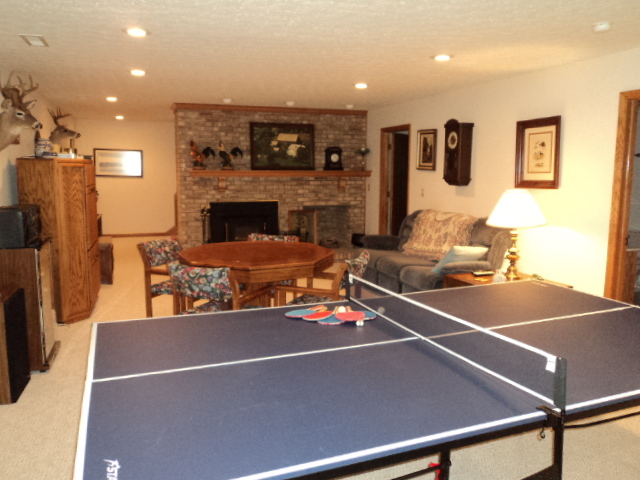 1129 Sample Road Wirtz, VA 24184 - Photo 21 of 40 Lower Level features wood burning FP
