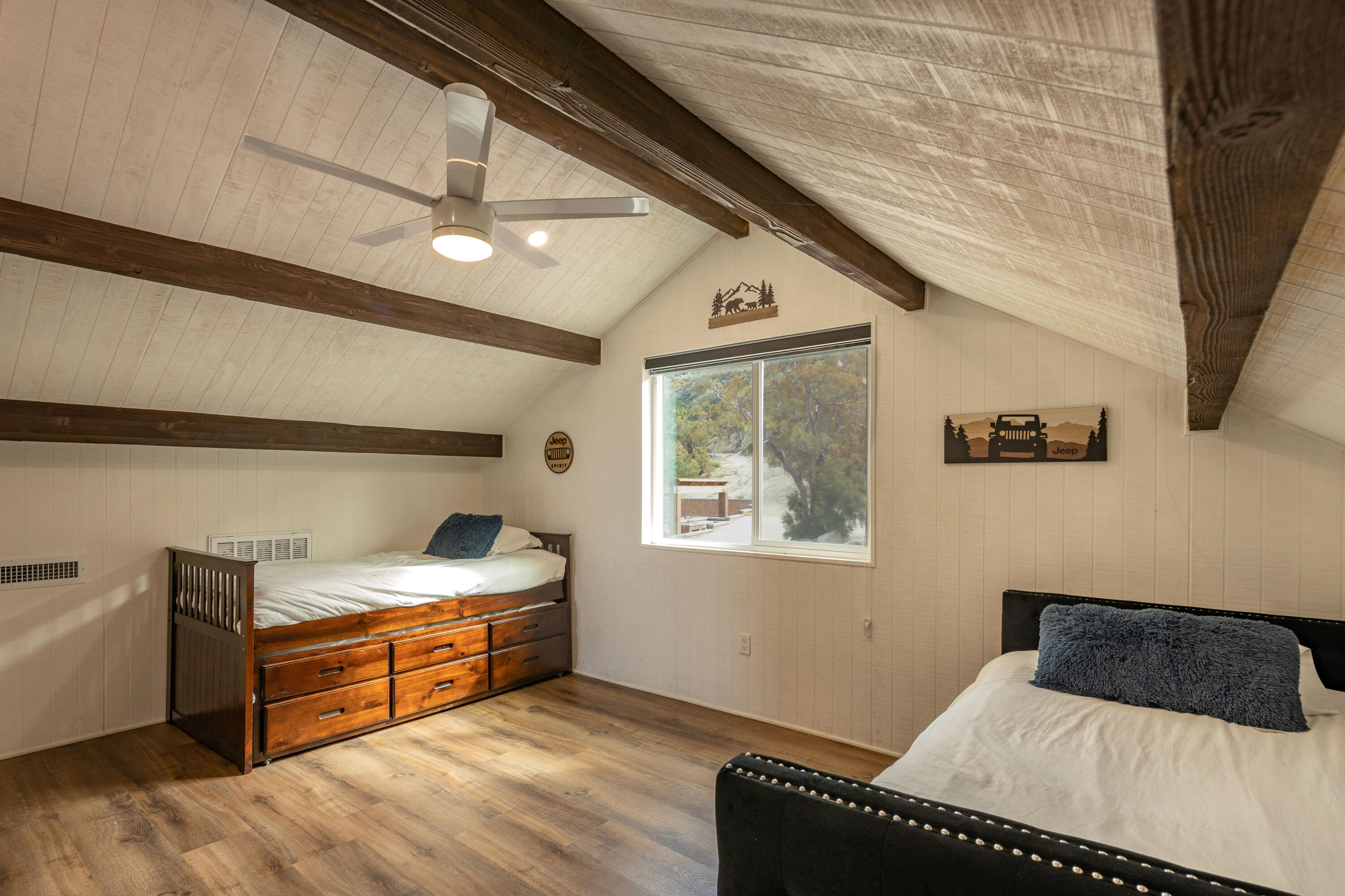 67195 Springcrest Drive Mountain Center, CA 92561 - Photo 62 of 67 a bedroom with furniture and window