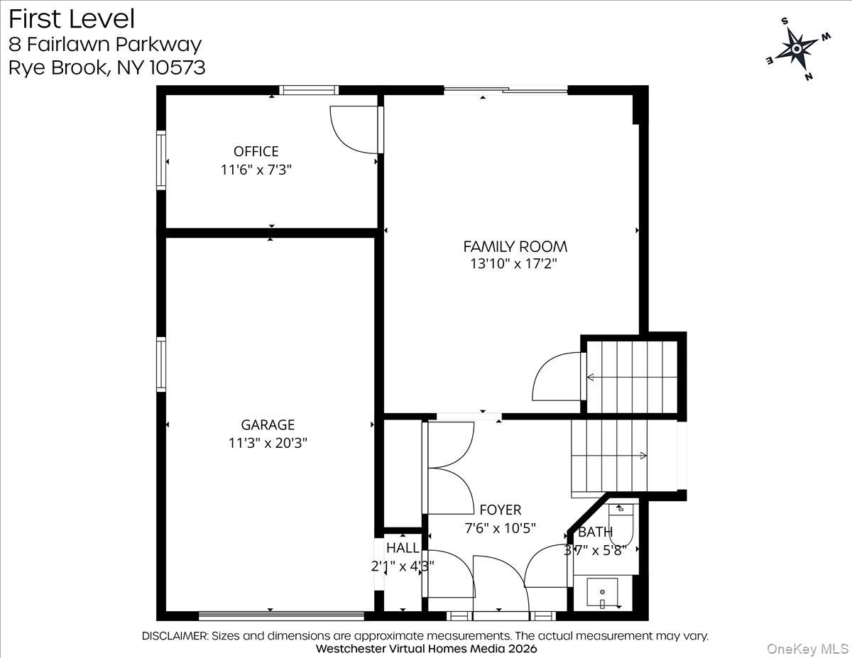 8 Fairlawn Parkway Rye Brook, NY 10573 - Photo 22 of 25 Ground Floor Family Room, Office, PR, Enrty