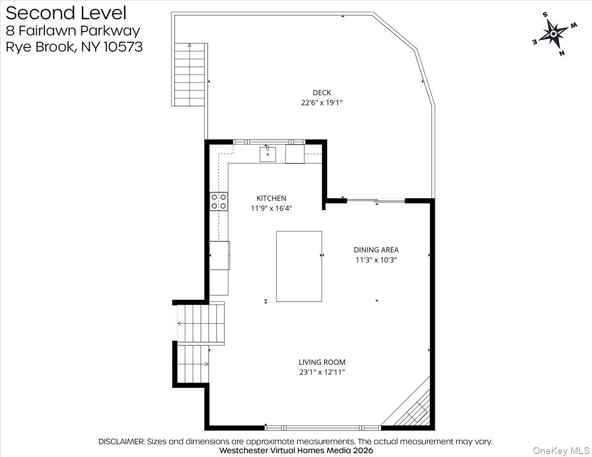 8 Fairlawn Parkway Rye Brook, NY 10573 - Photo 23 of 25 First Floor-Living Room, Dining Room, Gourmet Kitchen