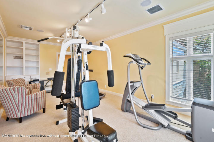 515 South Beach Road Hobe Sound, FL 33455 - Photo 16 of 30 a view of a room with gym equipment