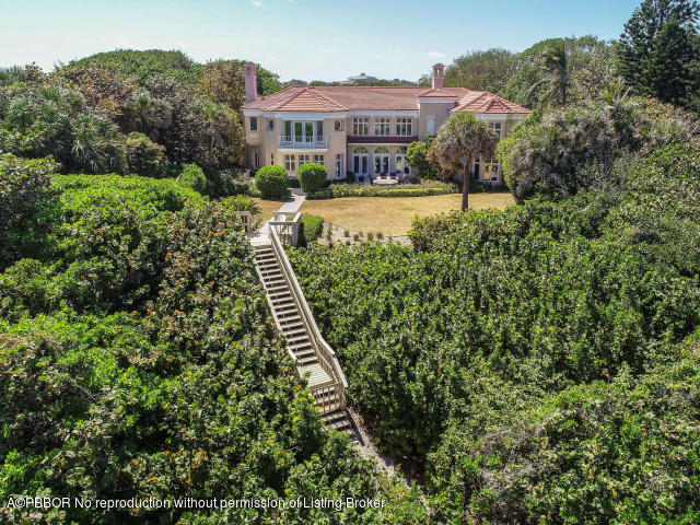 515 South Beach Road Hobe Sound, FL 33455 - Photo 26 of 30 a view of a garden with a pathway