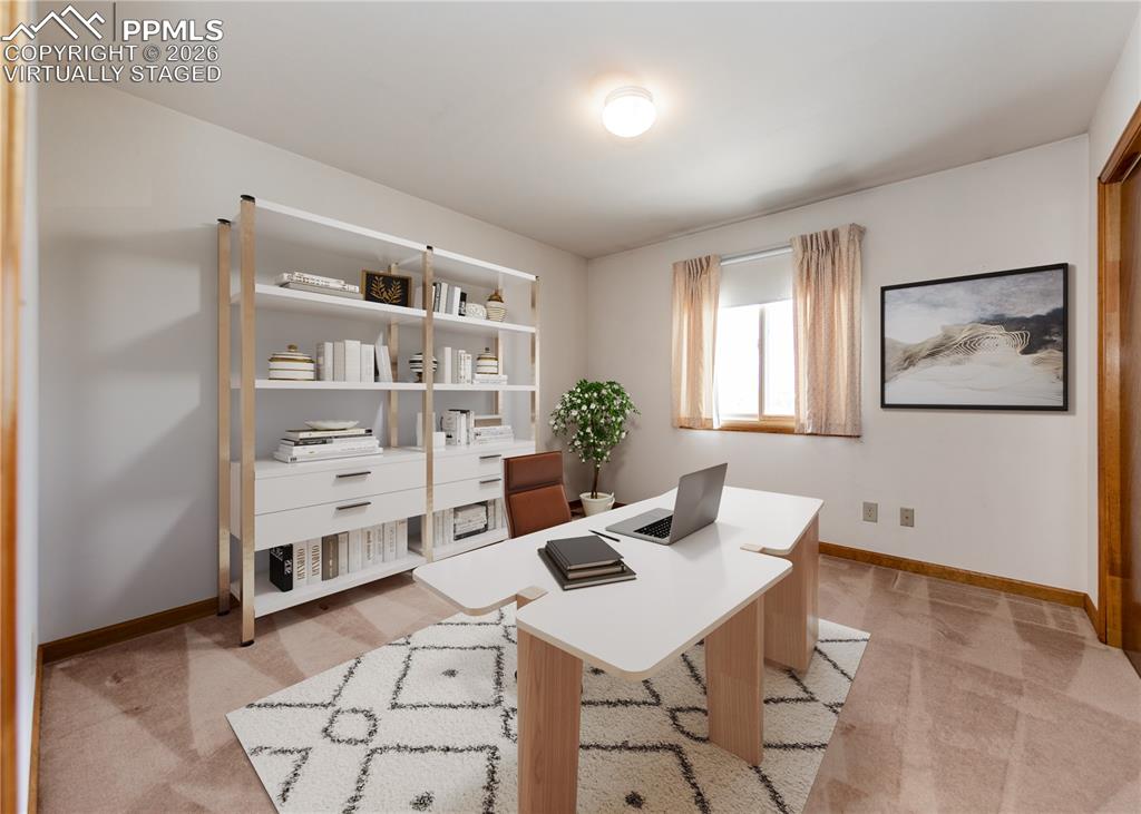 6185 Sayres Road Colorado Springs, CO 80927 - Photo 19 of 50 a workspace with furniture and window