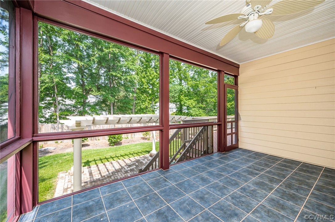 1787 South Dover Pointe Road Henrico, VA 23238 - Photo 19 of 48 Nice Screened Porch connected to Deck