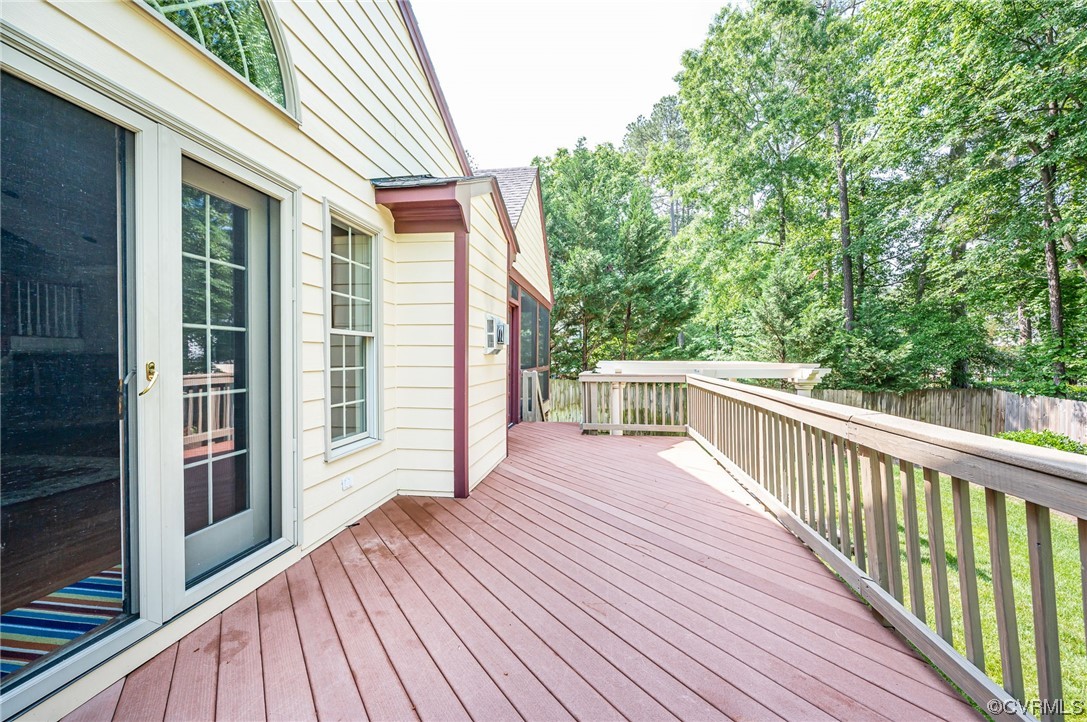 1787 South Dover Pointe Road Henrico, VA 23238 - Photo 44 of 48 Composite Deck w/ entrance from Family room and Primary Suite
