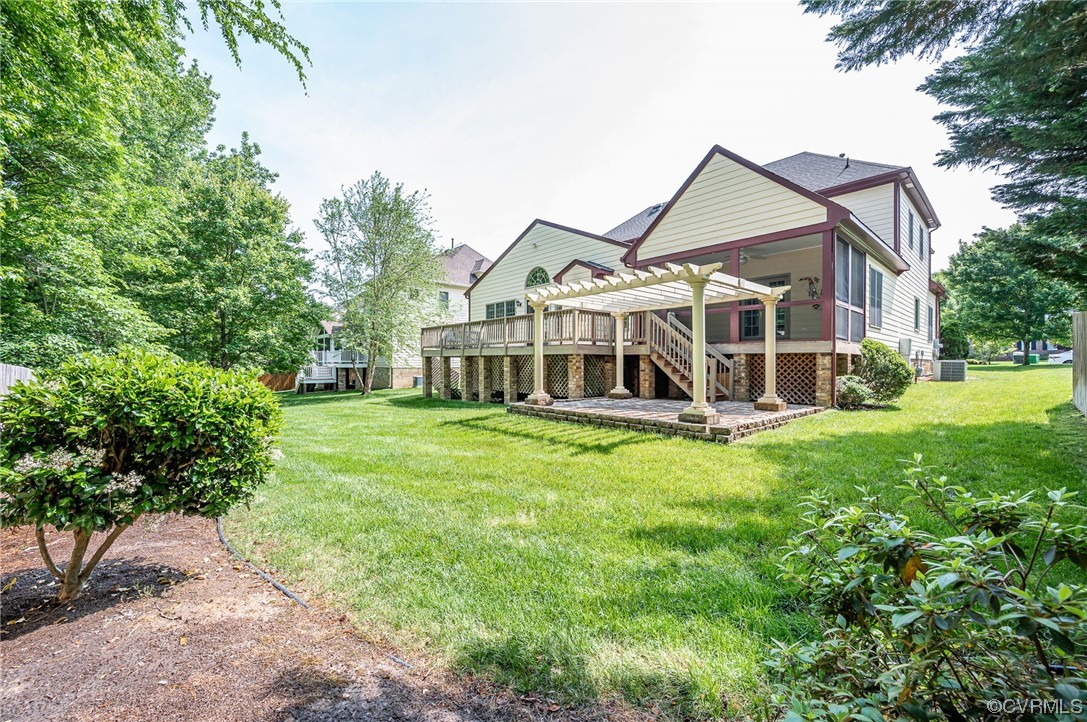 1787 South Dover Pointe Road Henrico, VA 23238 - Photo 46 of 48 Large backyard offers plenty of room for the kids or the pets