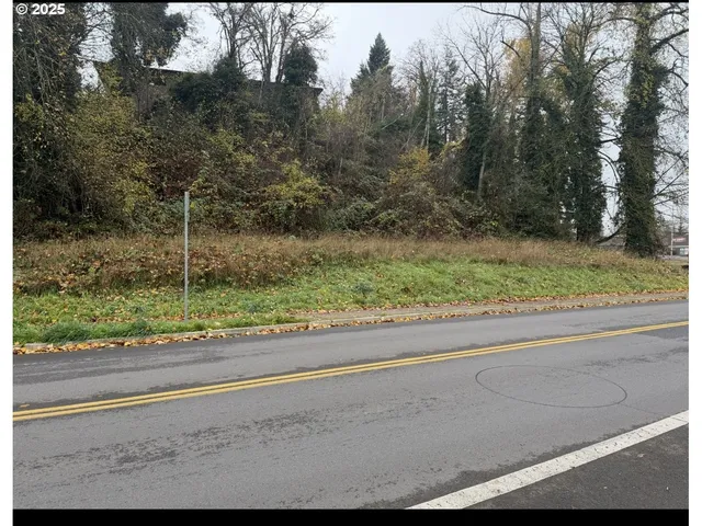 a view of a field with a small yard