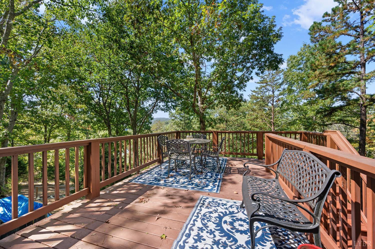 1451 Trellis Ridge Drive Lynch Station, VA 24571 - Photo 31 of 42 a view of a balcony with wooden floor