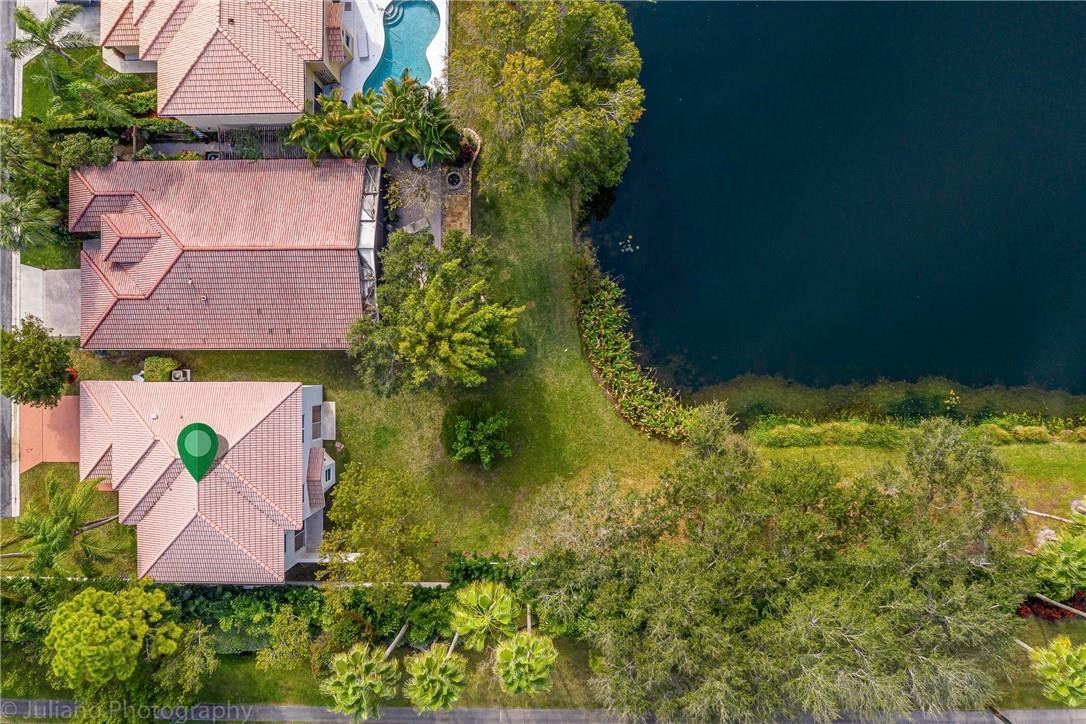 18011 Samba Lane Boca Raton, FL 33496 - Photo 49 of 53 an aerial view of residential house with pool and yard