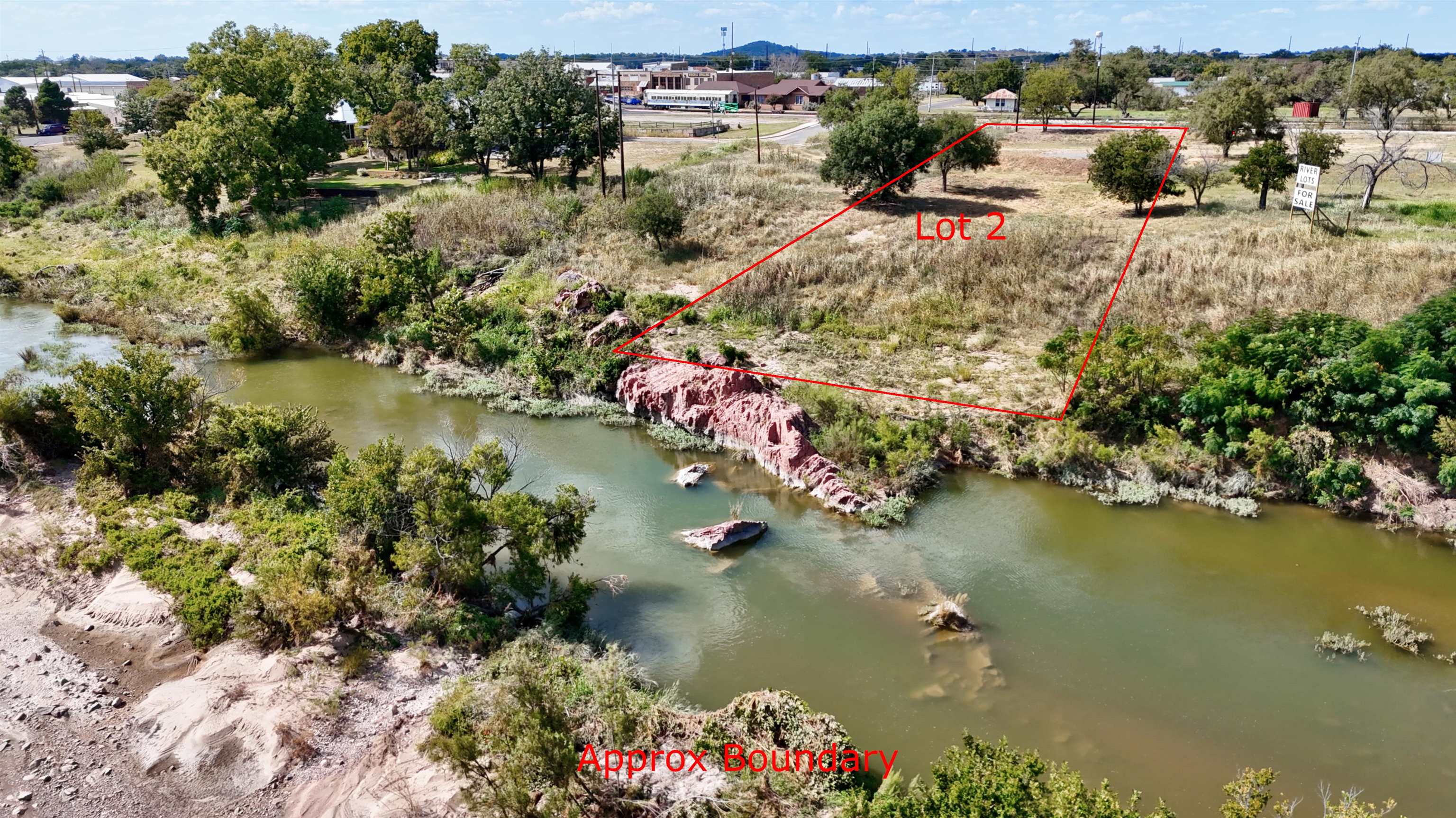 2 Walden Way Llano, TX 78643 - Photo 8 of 33 an aerial view of lake residential house with outdoor space