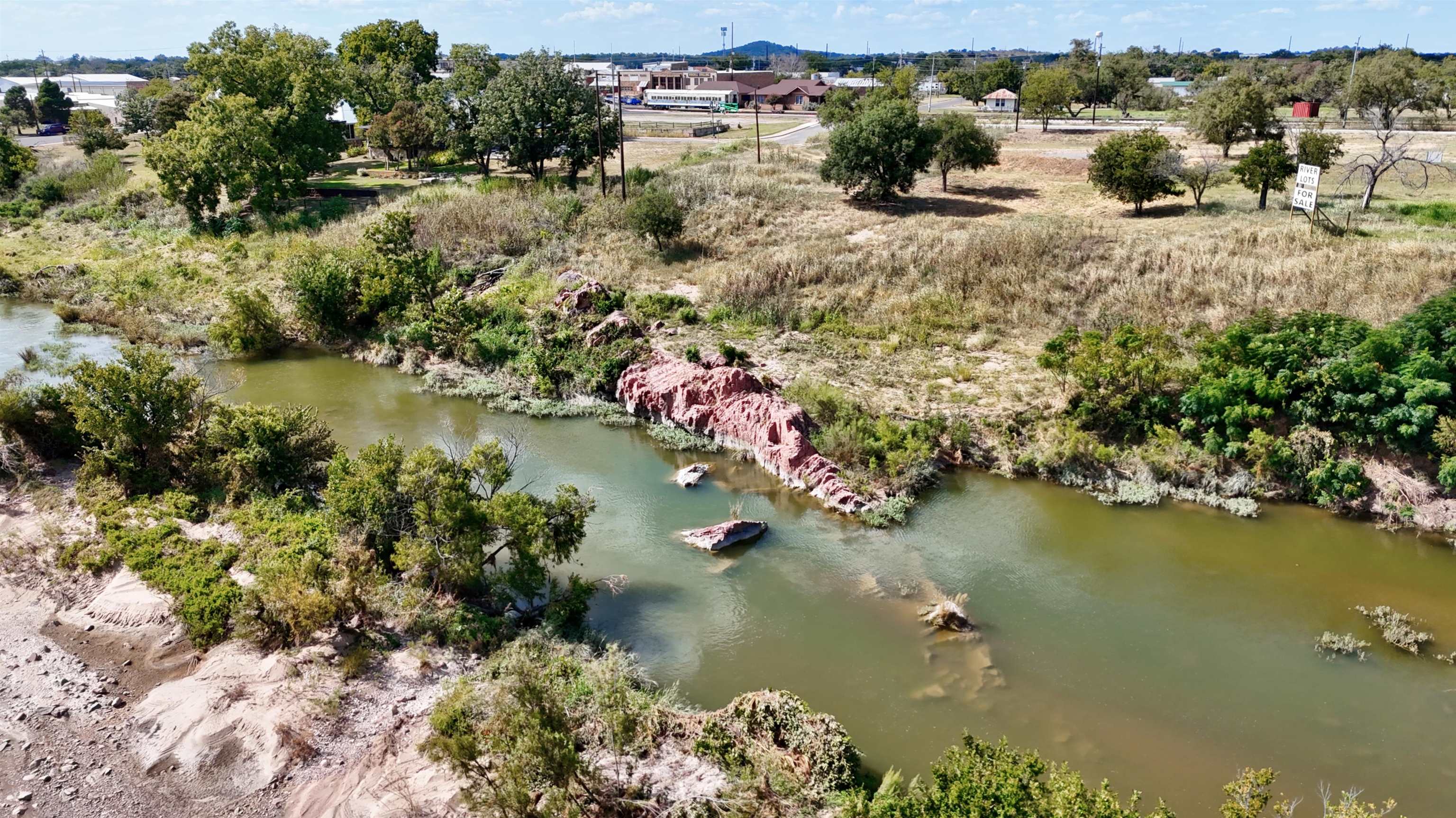 2 Walden Way Llano, TX 78643 - Photo 10 of 33 an aerial view of lake residential house with outdoor space