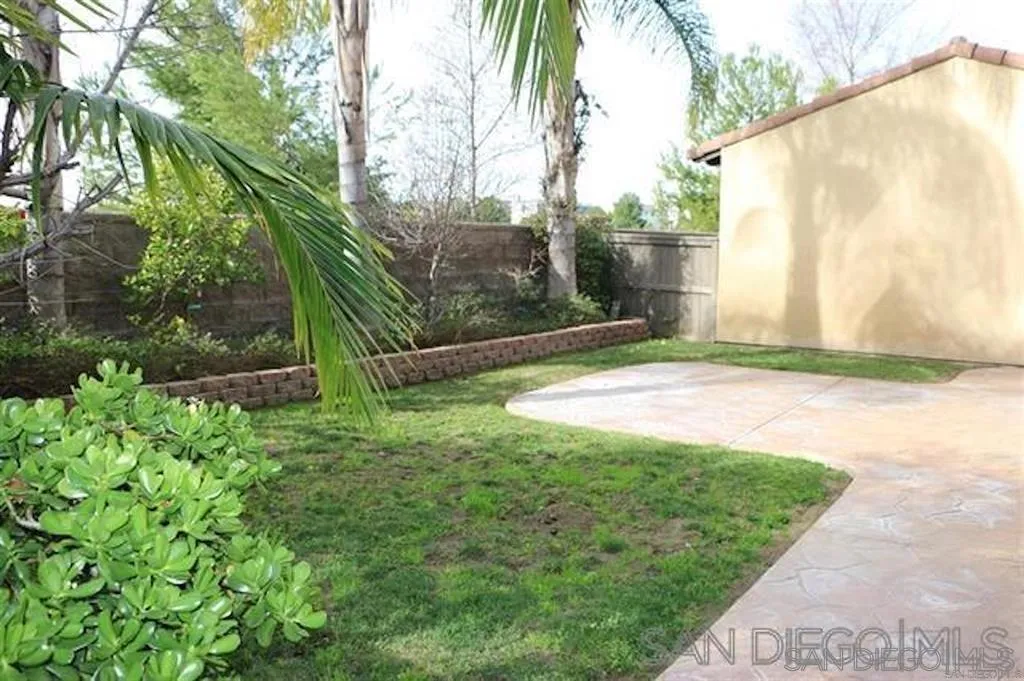 1586 Hopscotch Drive Chula Vista, CA 91915 - Photo 7 of 7 a view of backyard with green space