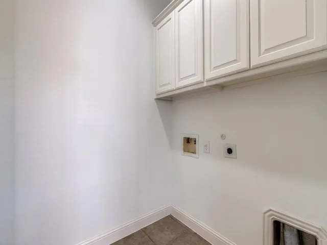 a view of white cabinets