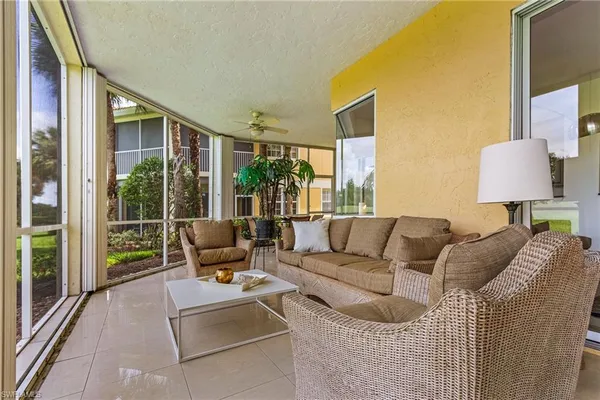 a outdoor living space with patio furniture and a garden