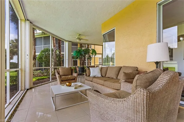 a outdoor living space with patio furniture and a garden