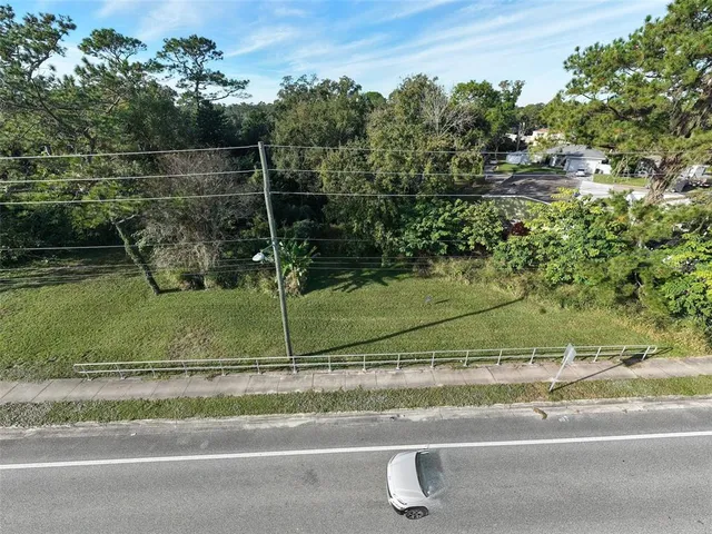 a view of a city from a balcony