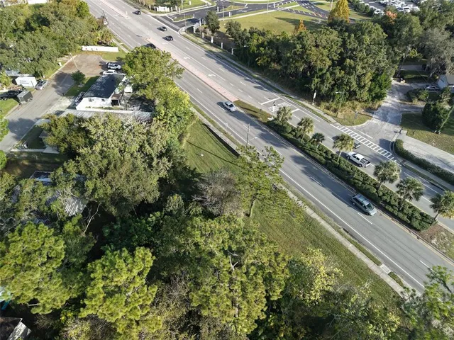 a bird view of a garden