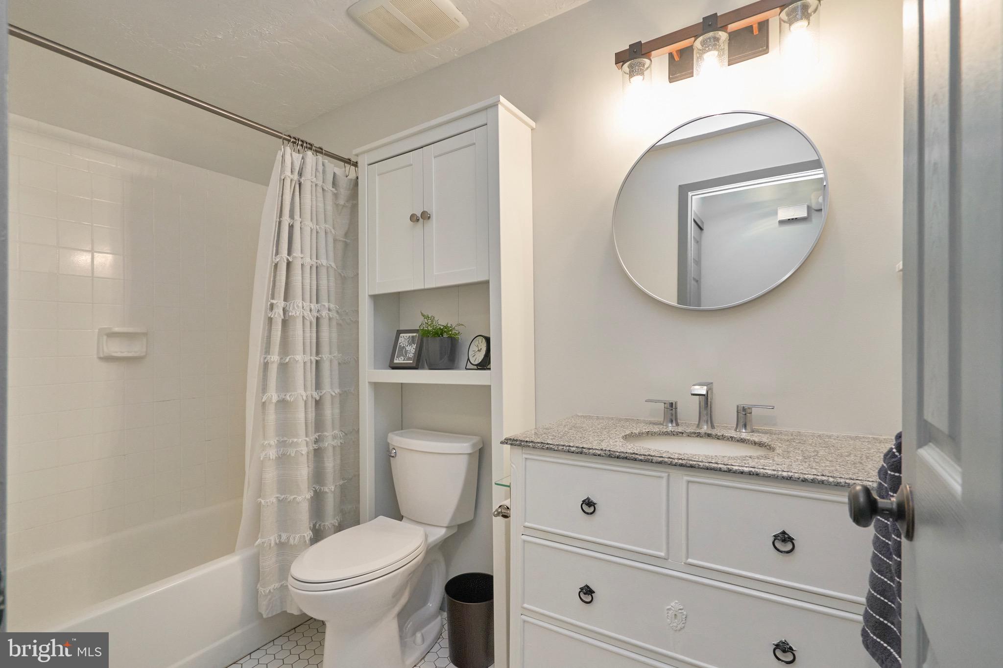 11703 Summerchase Circle Reston, VA 20194 - Photo 3 of 33 Updated bath w/ new tiles, vanity, lighting & fixt