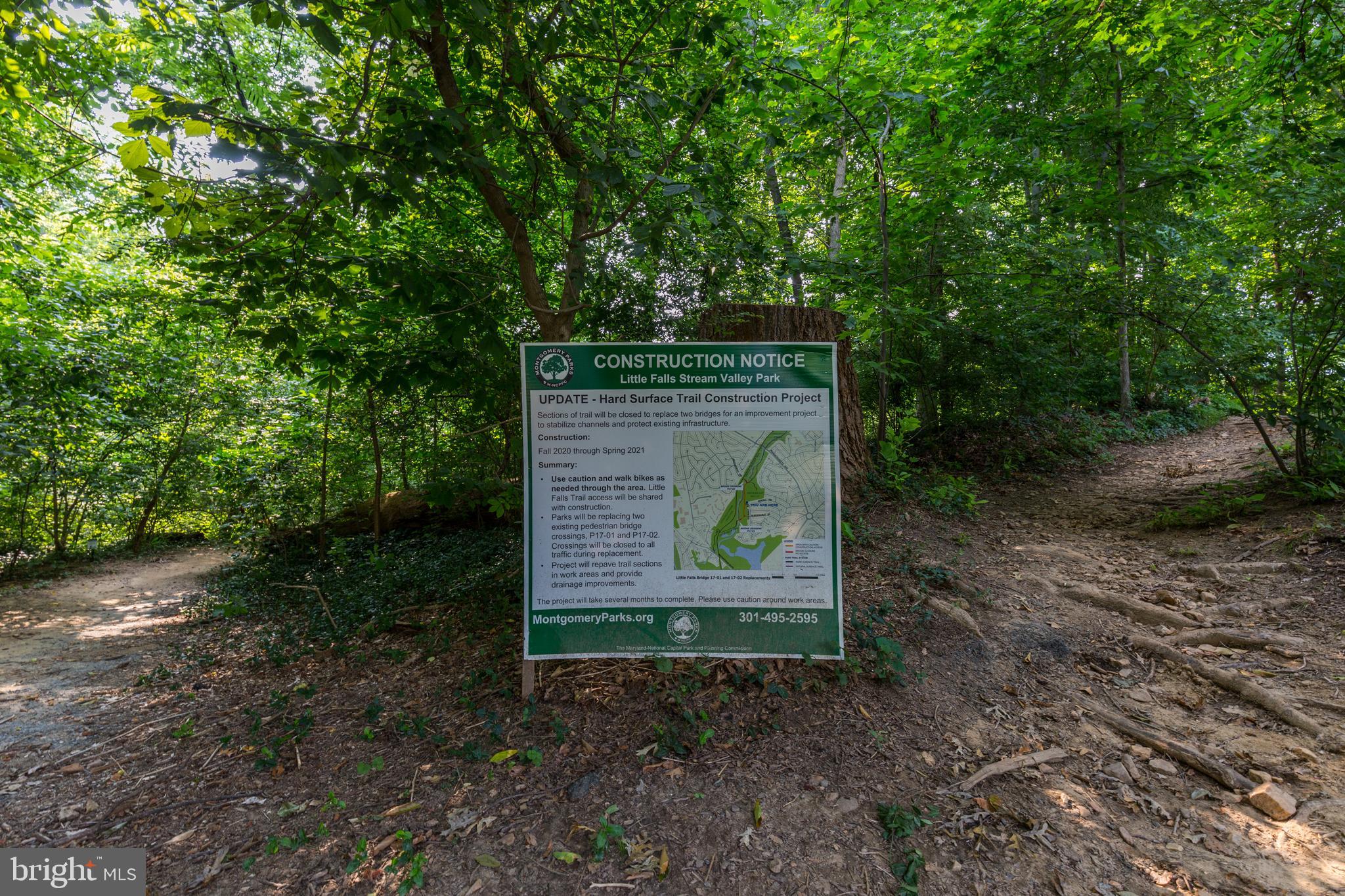 4610 Tournay Road Bethesda, MD 20816 - Photo 78 of 82 Adjacent to Little Falls Stream Valley Park