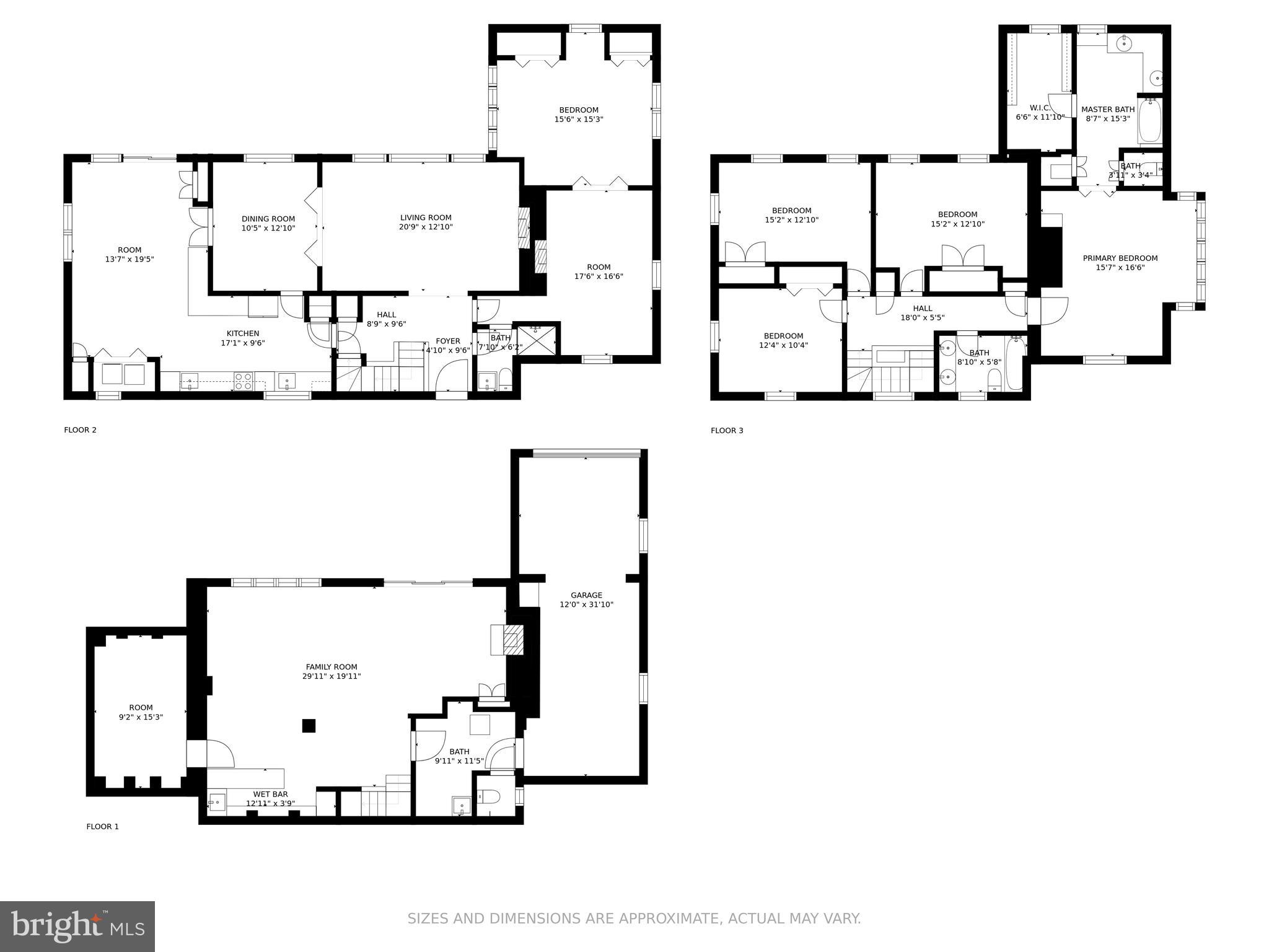 4610 Tournay Road Bethesda, MD 20816 - Photo 82 of 82 Floor Plans - Combined