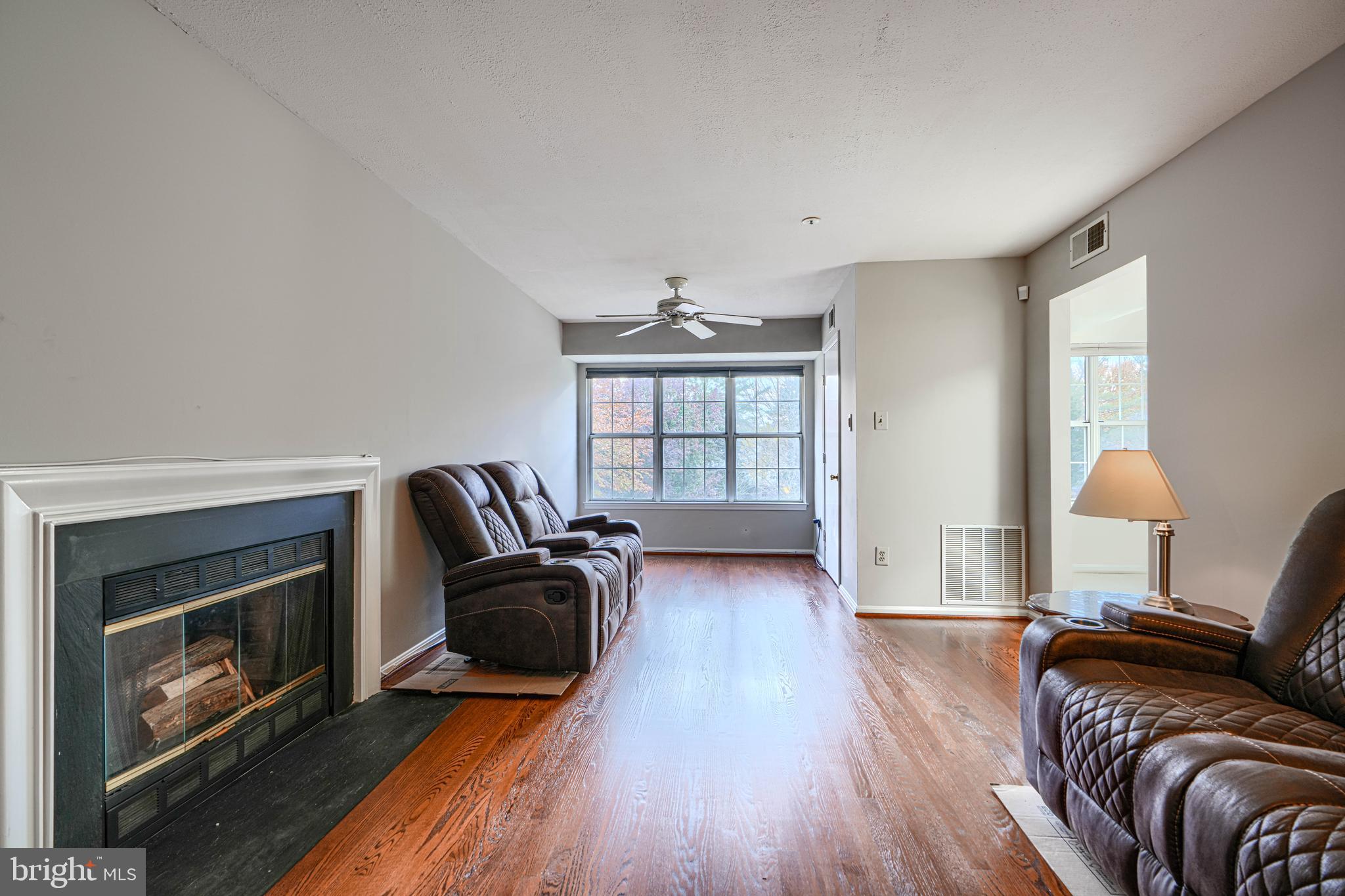 14905 Cleese Court, Unit 5AF Silver Spring, MD 20906 - Photo 10 of 30 a living room with furniture and a fireplace