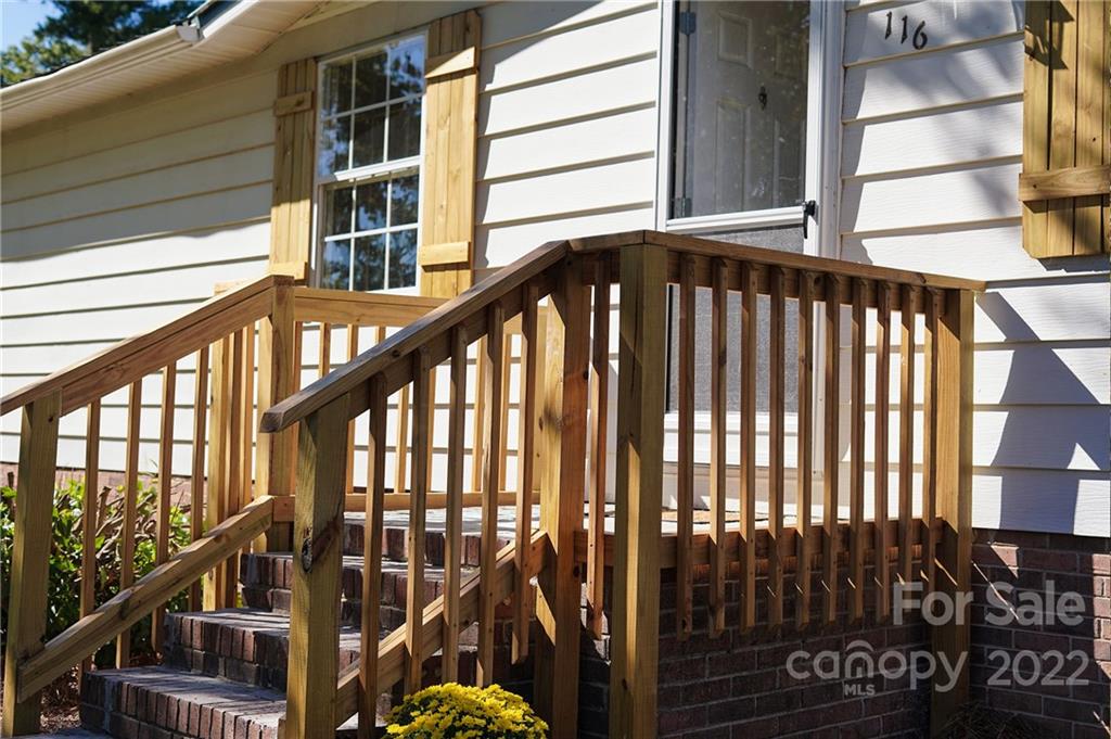 116 Circle Drive Fallston, NC 28090 - Photo 3 of 23 a view of staircase with a small yard