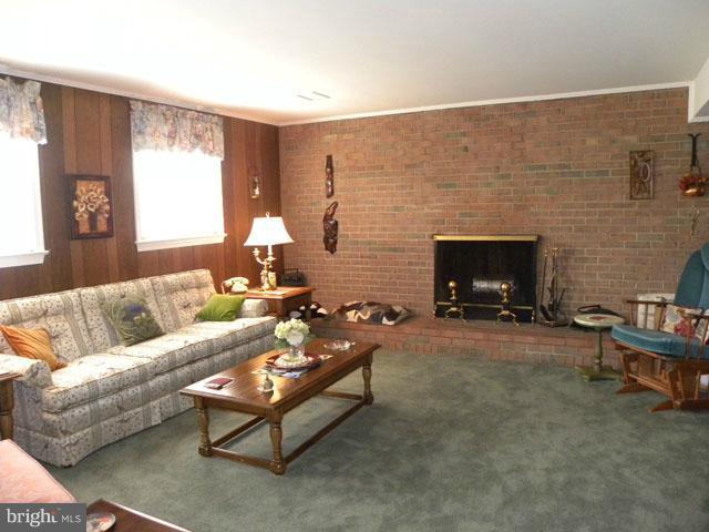 7605 Hayfield Road Alexandria, VA 22315 - Photo 9 of 21 Recreation Room with Fireplace