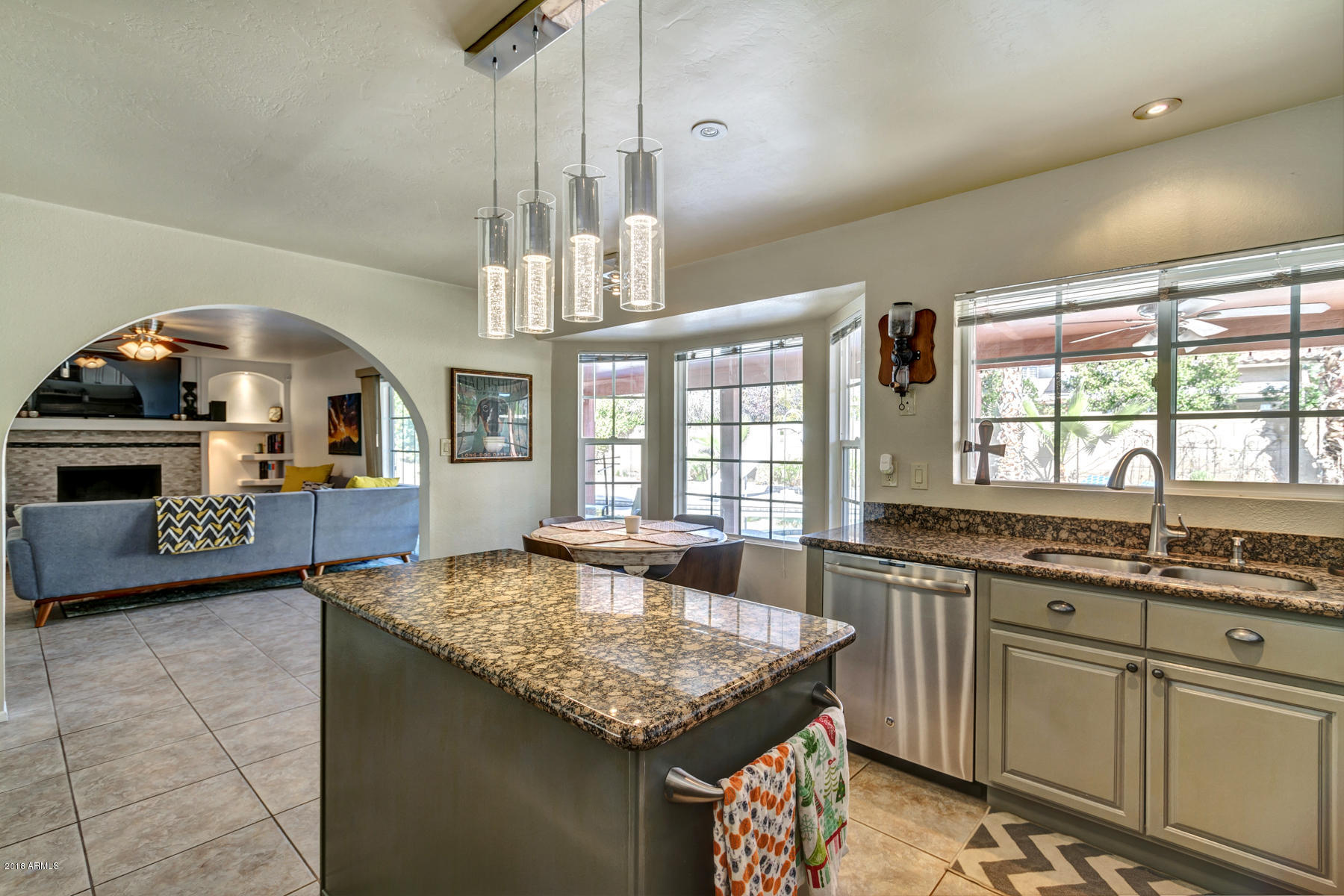 Kitchen and Family Room