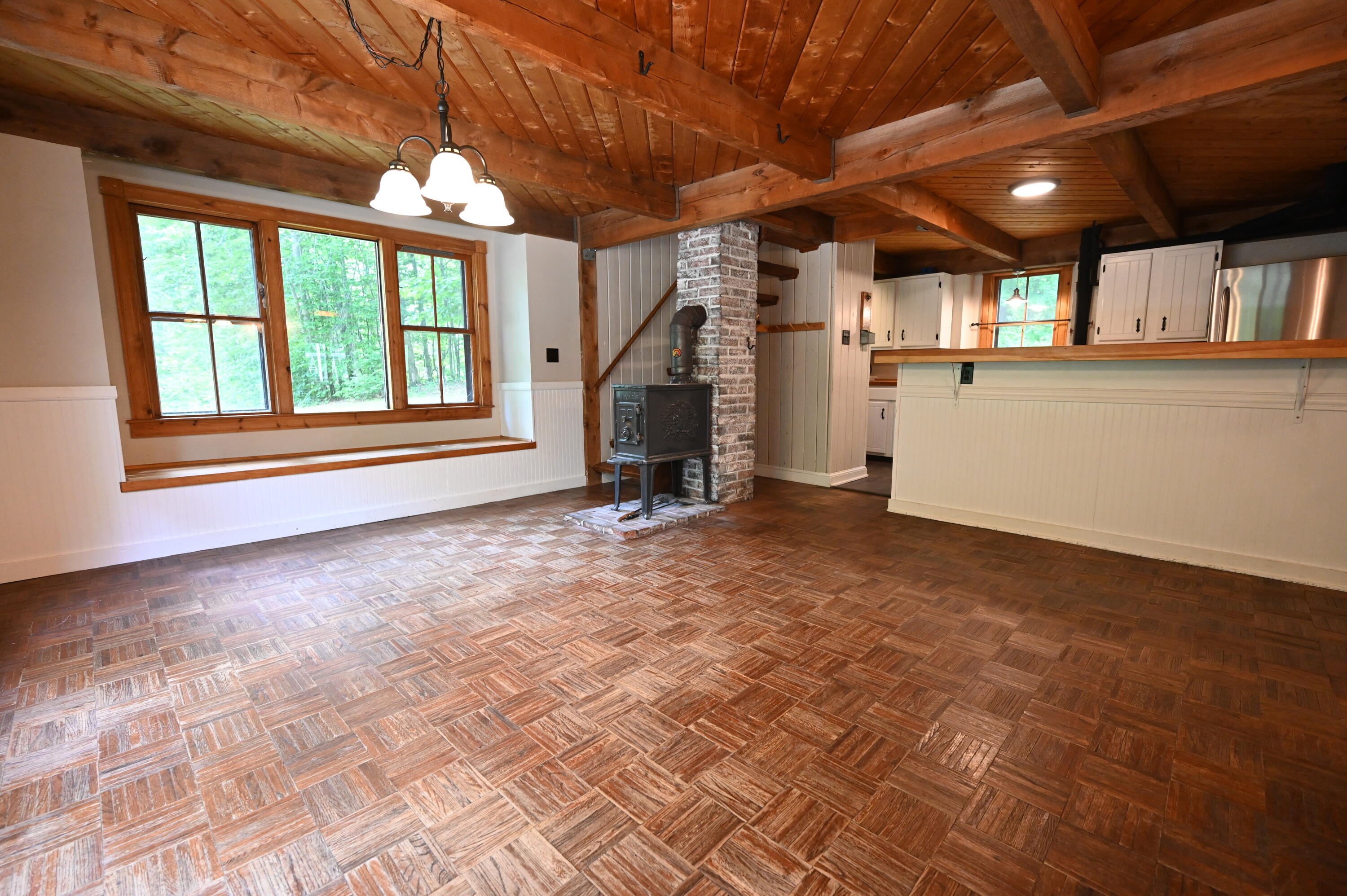 48 Carpenter Hill Road Alfred, ME 04002 - Photo 28 of 57 dining room with woodstove