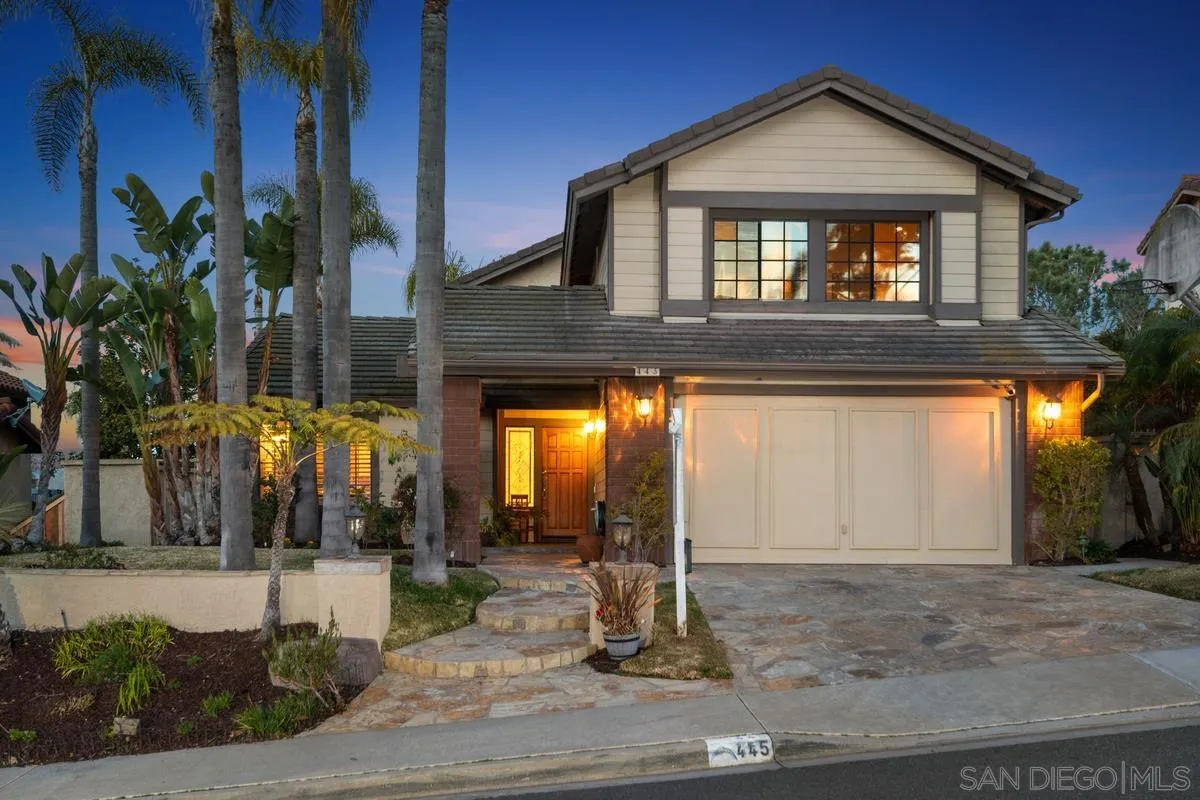 445 Via Savoy Encinitas, CA 92024 - Photo 2 of 39 a front view of a house