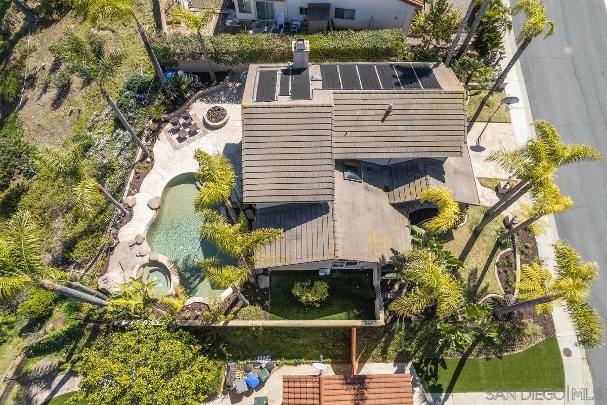 445 Via Savoy Encinitas, CA 92024 - Photo 33 of 39 a view of a house with a yard