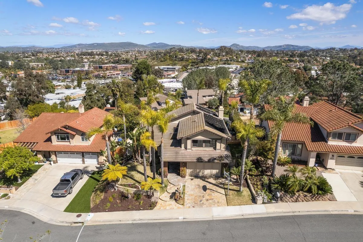 445 Via Savoy Encinitas, CA 92024 - Photo 35 of 39 an aerial view of residential houses with city view