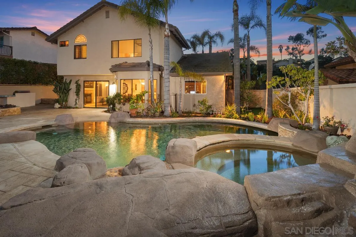 445 Via Savoy Encinitas, CA 92024 - Photo 4 of 39 a view of a swimming pool with outdoor seating