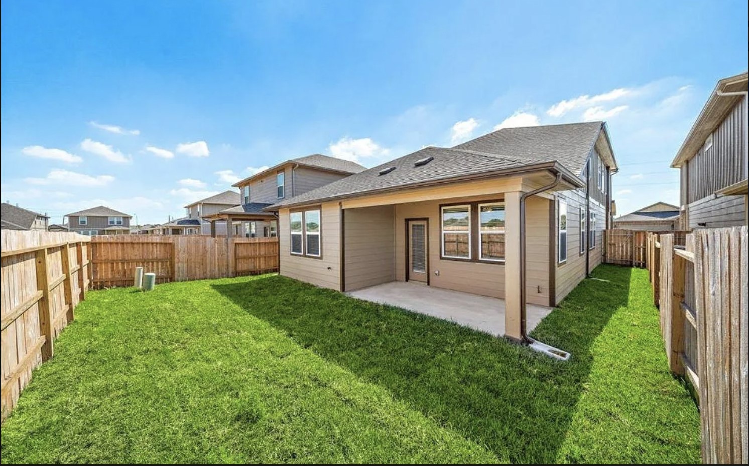 5631 Giving Grace Way Houston, TX 77048 - Photo 10 of 10 a view of a house with backyard and porch