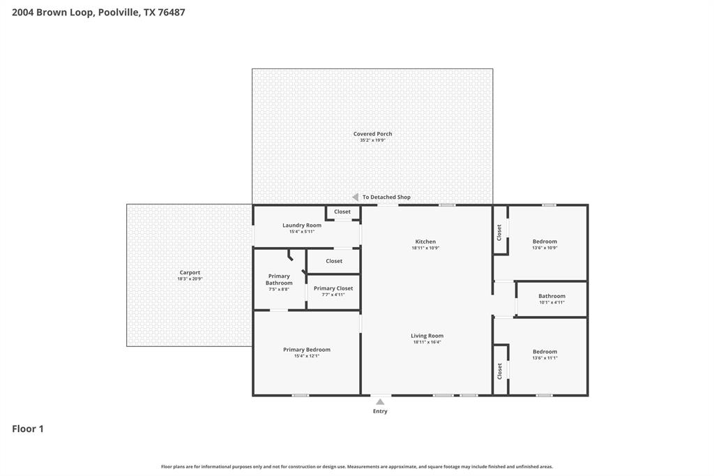 2004 Brown Loop Poolville, TX 76487 - Photo 36 of 36 Workshop with electric