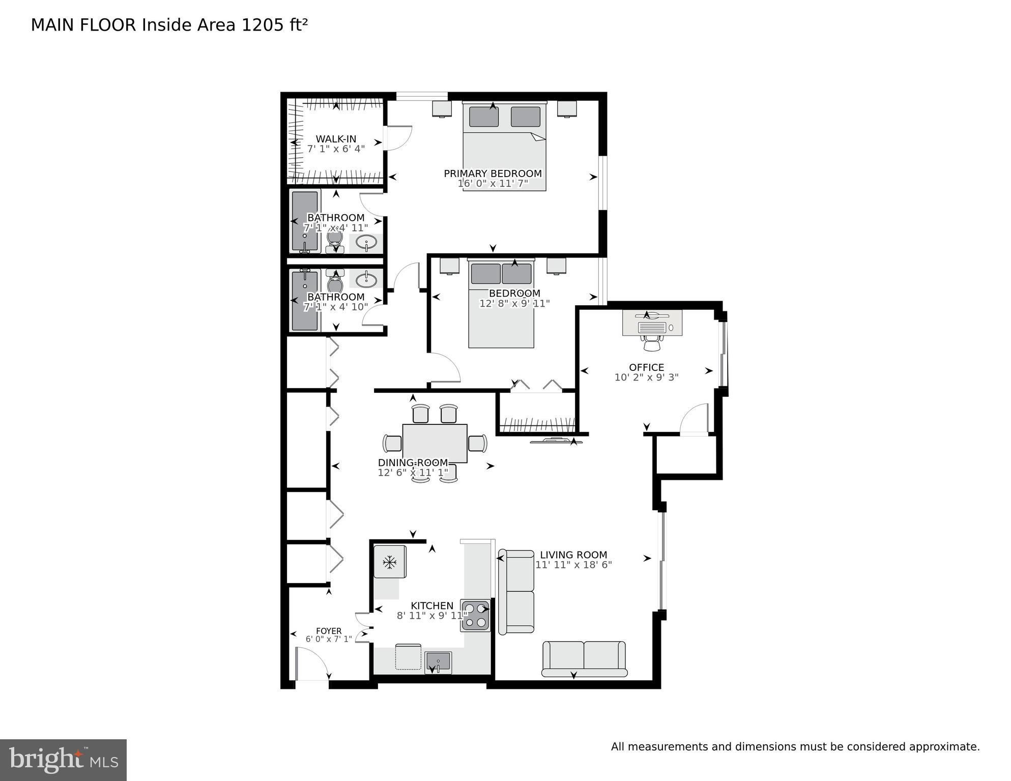 10002 Stedwick Road, Unit 104 Gaithersburg, MD 20886 - Photo 21 of 21 Floor Plan