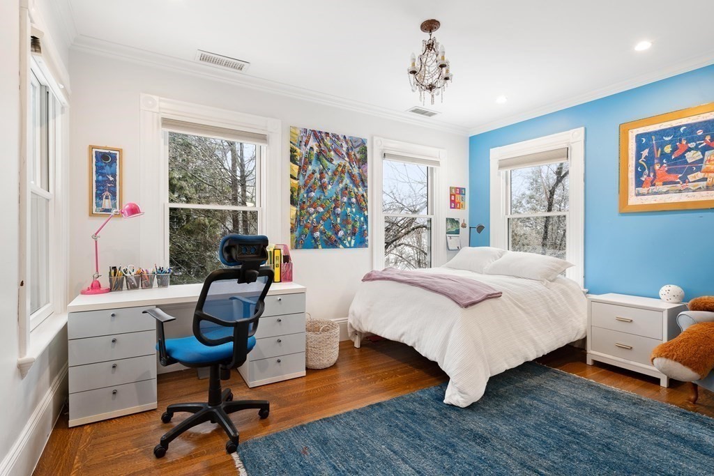 351 Otis Street Newton, MA 02465 - Photo 15 of 30 a bedroom with a bed and a window