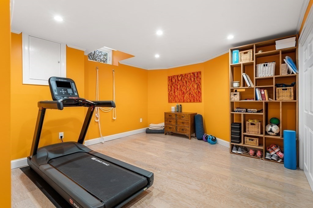 351 Otis Street Newton, MA 02465 - Photo 27 of 30 a view of room with gym equipment