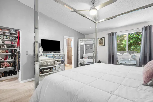 a view of walk in closet