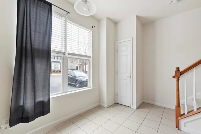a bathroom with a shower and a toilet