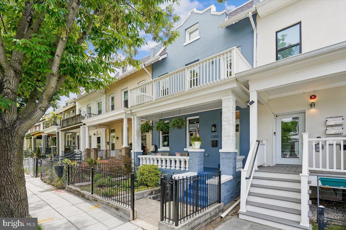1203 Staples Street Northeast Washington, DC 20002 - Photo 45 of 51 Charming row of colorful homes.