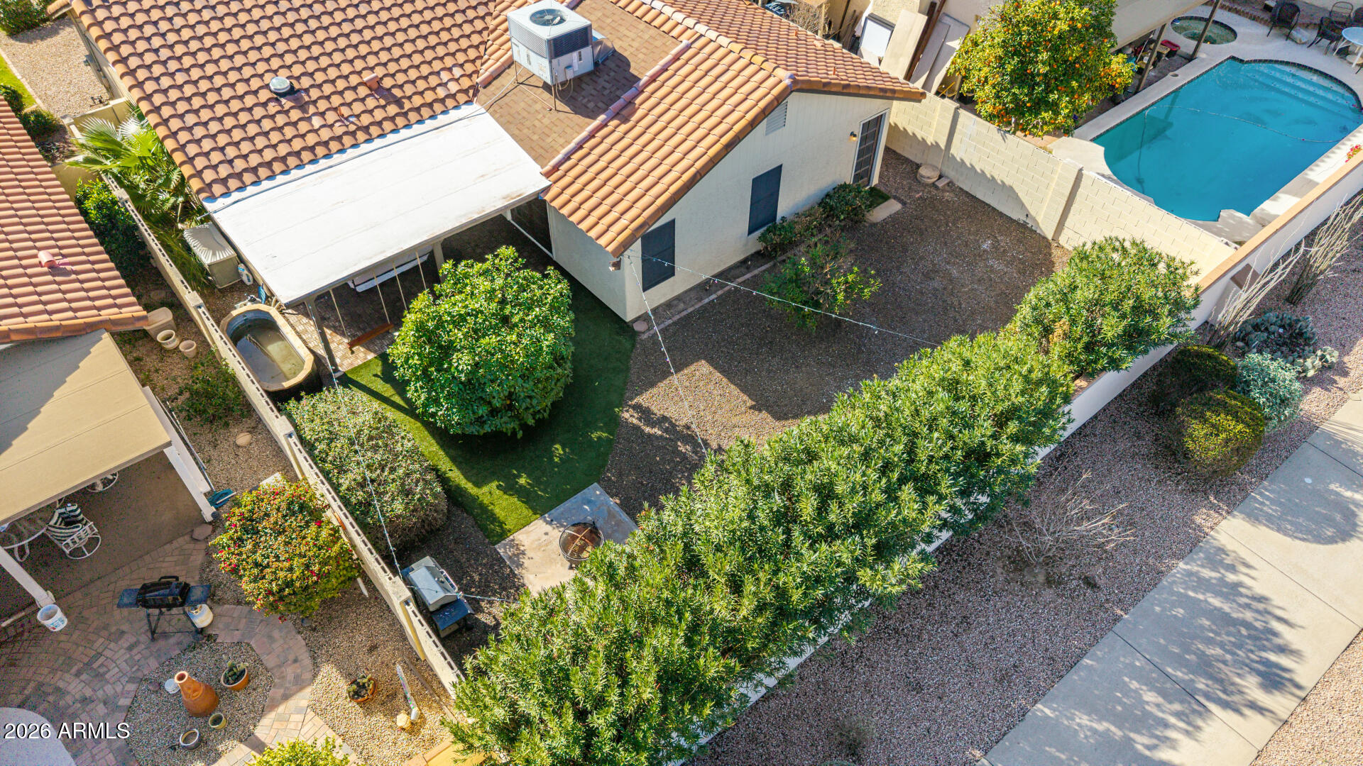 436 East Bluebell Lane Tempe, AZ 85288 - Photo 55 of 59 an aerial view of a house