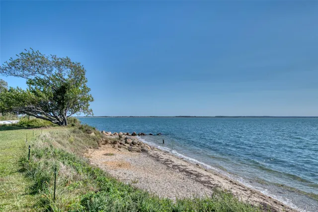 a view of a dry yard with wooden fence