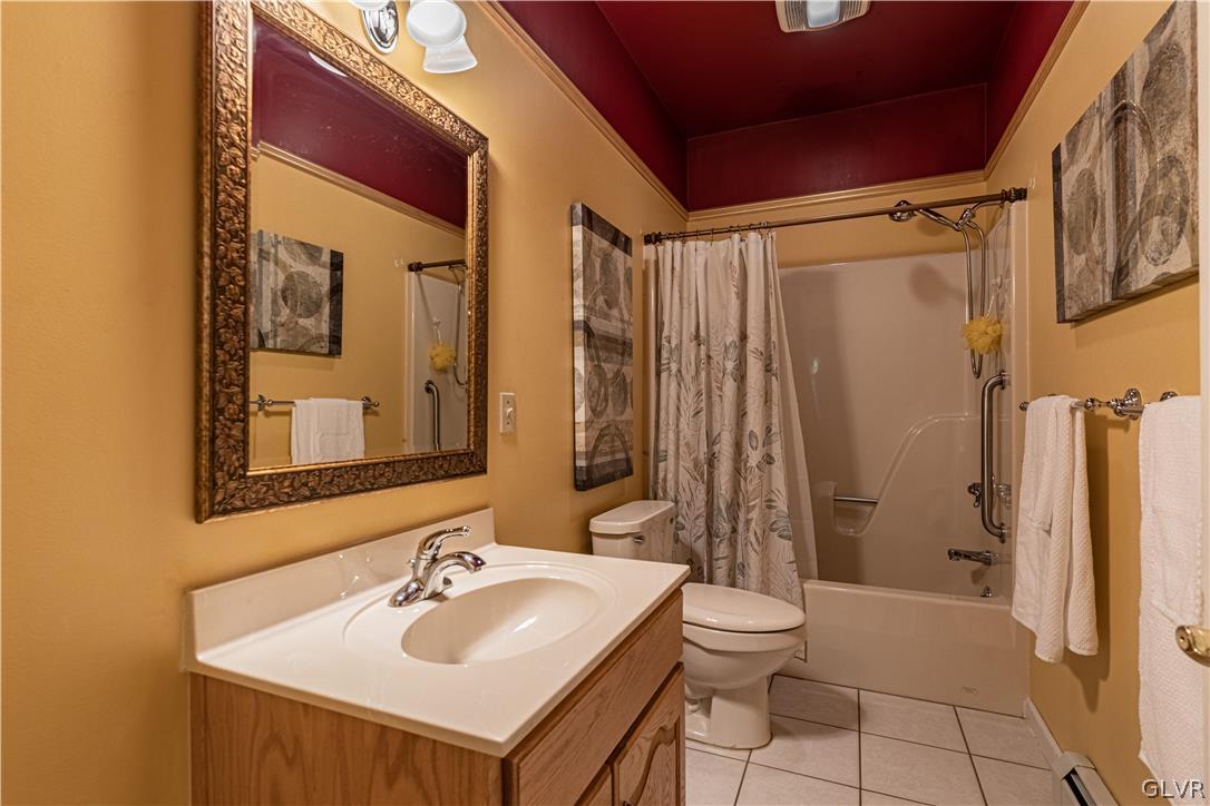 1539 Rachel Road Stroudsburg, PA 18360 - Photo 32 of 50 a bathroom with a sink toilet and shower