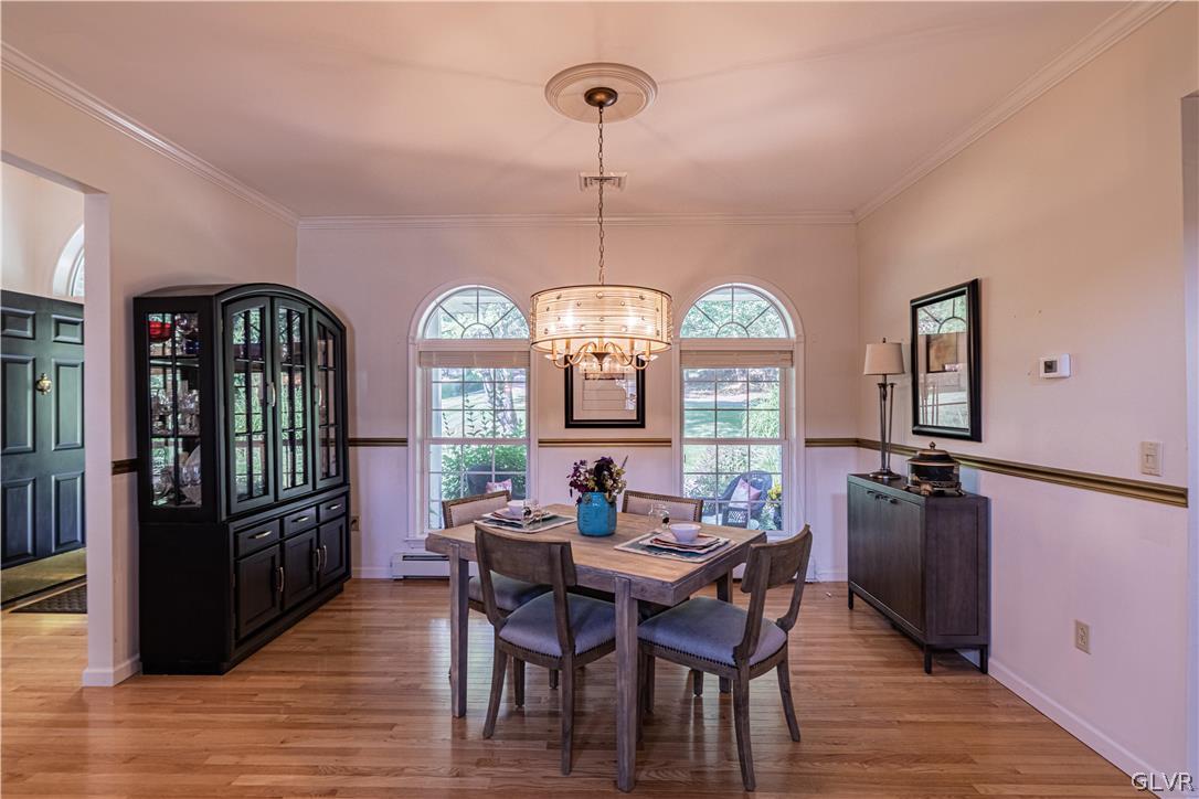 1539 Rachel Road Stroudsburg, PA 18360 - Photo 8 of 50 a view of a dining room with furniture window and wooden floor