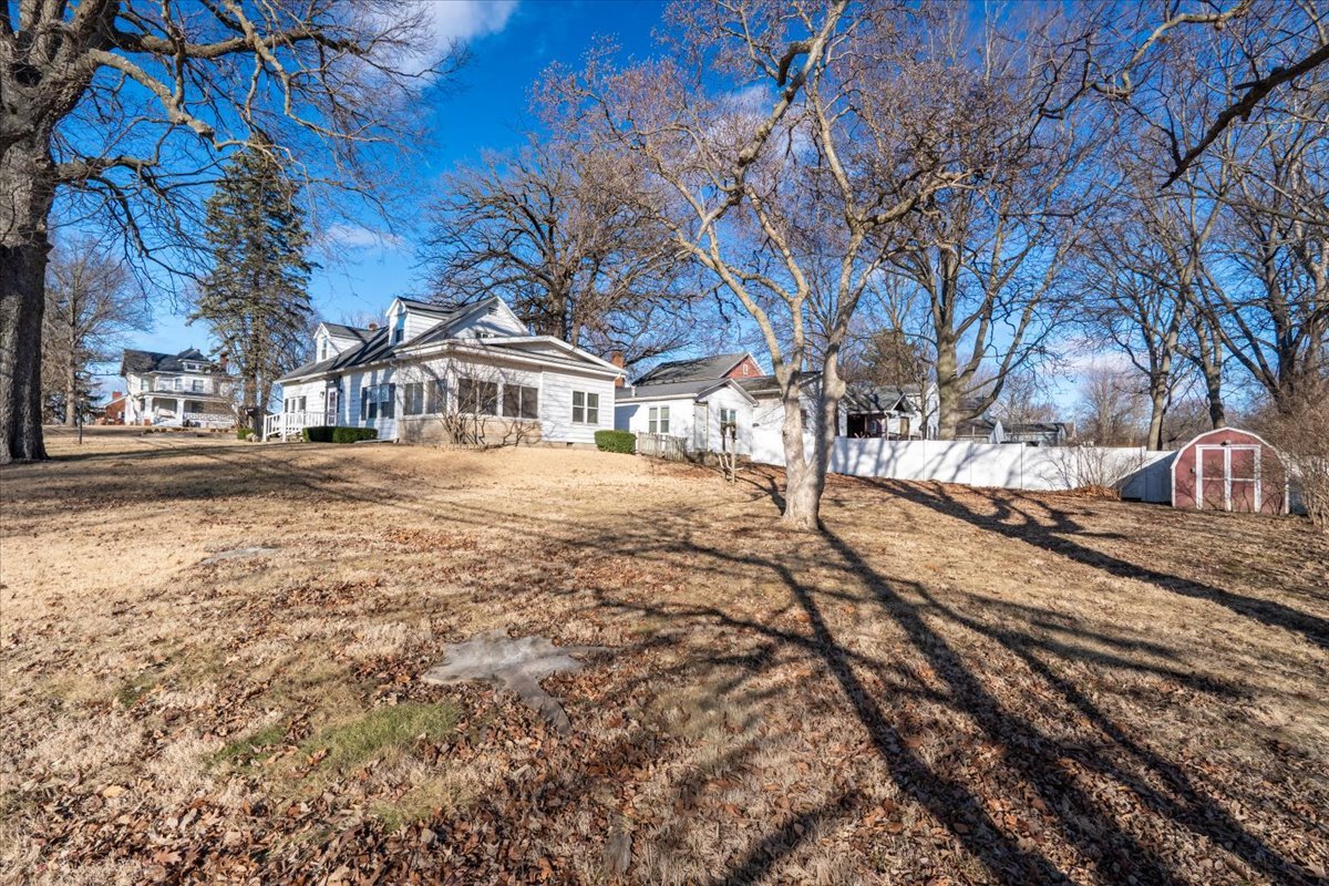 603 South Main Street Eureka, IL 61530 - Photo 25 of 32 a view of a yard with a large tree